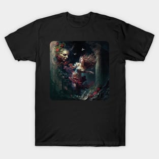 Persephone's Mythical Journey: A Tale of Love, Abduction, and Redemption T-Shirt